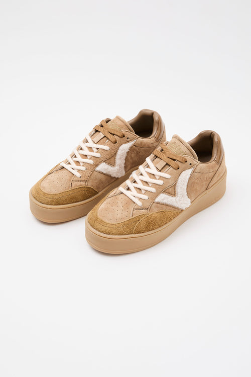 Victoria Sneaker Taupe Donna - 2