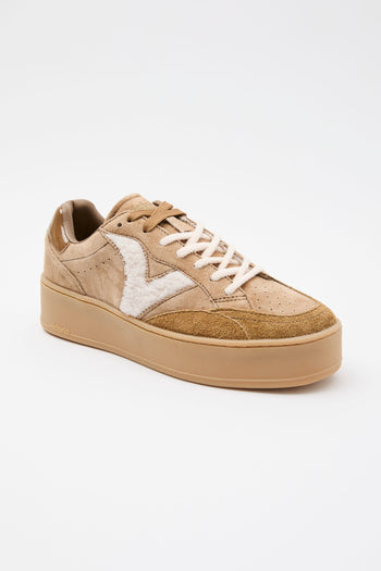 Victoria Sneaker Taupe Donna - 4