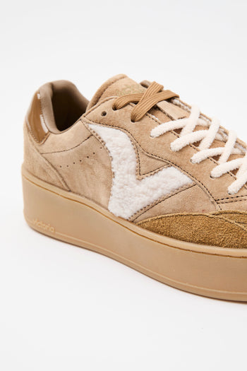 Victoria Sneaker Taupe Donna - 5
