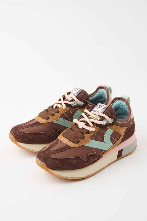 Victoria Sneaker Chocolate Donna - 2