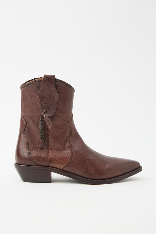 Zolfo X Tre Emme Stivaletto Dark Brown Donna