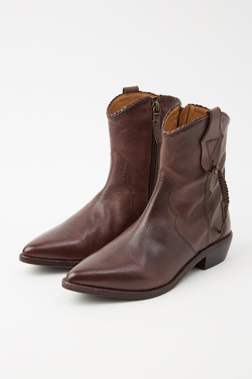 Zolfo X Tre Emme Stivaletto Dark Brown Donna - 2