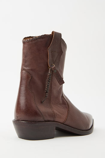 Zolfo X Tre Emme Stivaletto Dark Brown Donna - 4