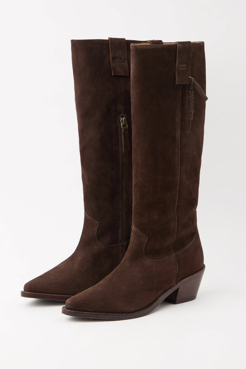 Zolfo X Tre Emme Stivale Dark Brown Donna - 2