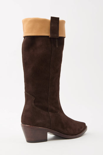 Zolfo X Tre Emme Stivale Dark Brown Donna - 7