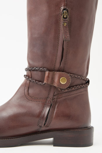 Zolfo X Tre Emme Stivale Dark Brown Donna - 3