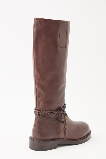 Zolfo X Tre Emme Stivale Dark Brown Donna - 4