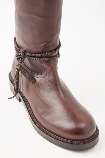 Zolfo X Tre Emme Stivale Dark Brown Donna - 5