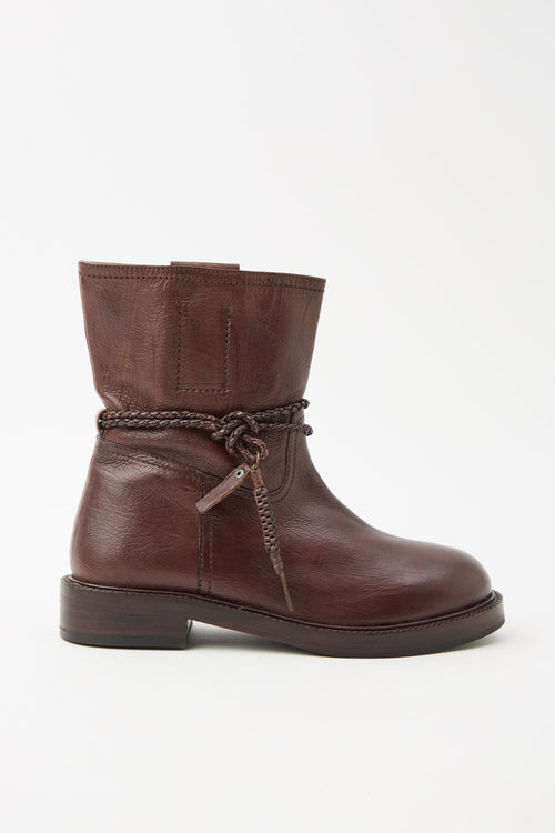Zolfo X Tre Emme Stivaletto Dark Brown Donna