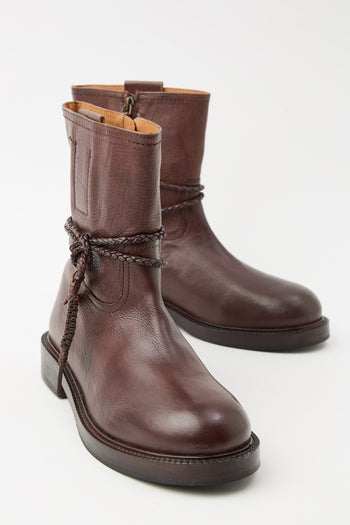 Zolfo X Tre Emme Stivaletto Dark Brown Donna - 3