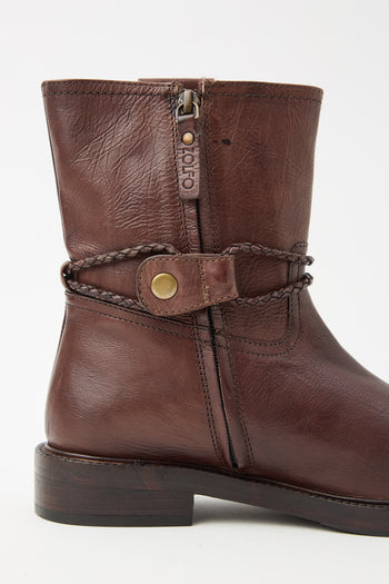 Zolfo X Tre Emme Stivaletto Dark Brown Donna - 5