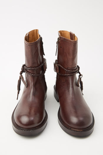 Zolfo X Tre Emme Stivaletto Dark Brown Donna - 7