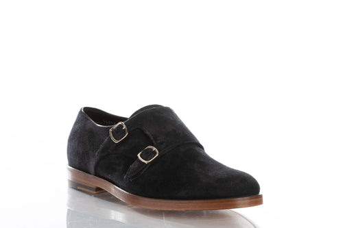 Santoni Stringata Blu Uomo - 2