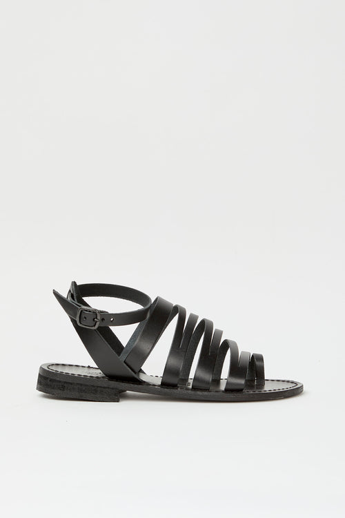 Antichi Romani Sandalo Nero Donna