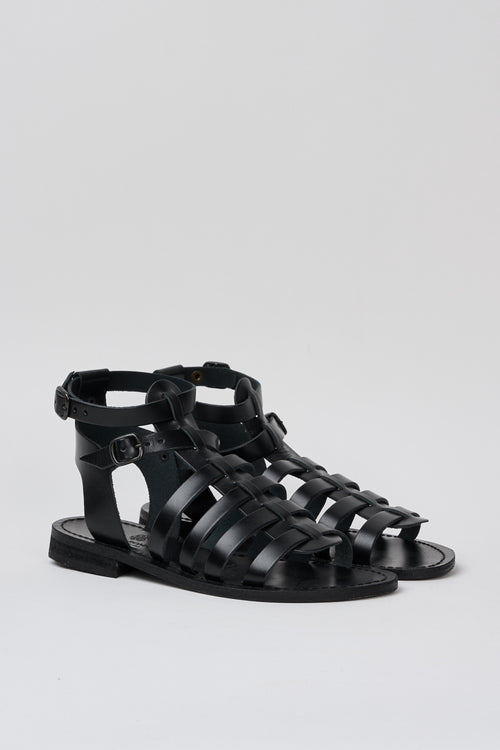 Antichi Romani Sandalo Nero Donna - 2