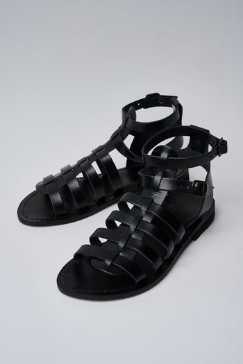 Antichi Romani Sandalo Nero Donna - 5