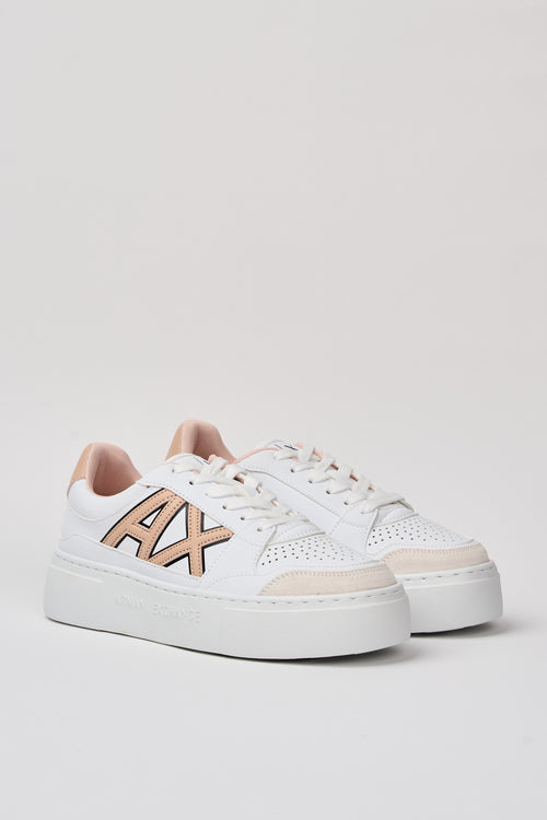 Armani Exchange Sneaker Op.white+rose Donna - 2
