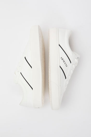Armani Exchange Sneaker Op.white+black Uomo - 6