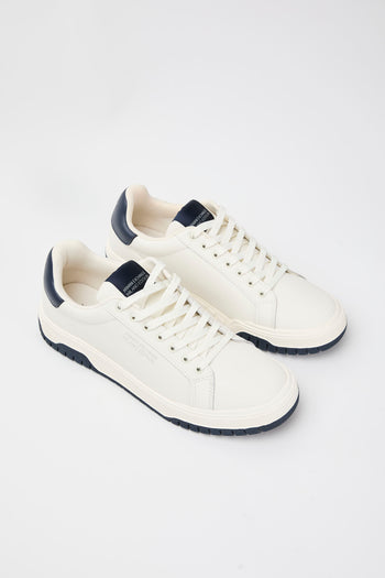 Armani Exchange Sneaker Off White+navy Uomo - 3