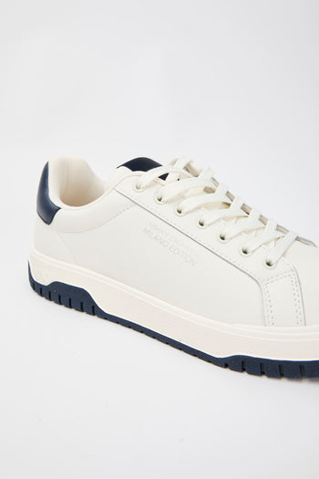 Armani Exchange Sneaker Off White+navy Uomo - 3