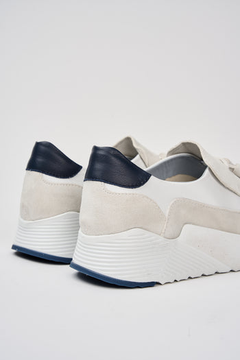 Calpierre Slip-on Bianco+blu Donna - 5