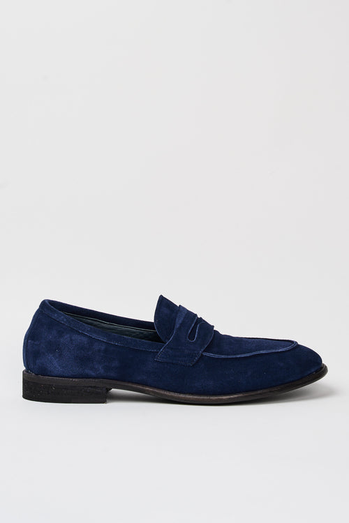 Calpierre Mocassino Blu Uomo