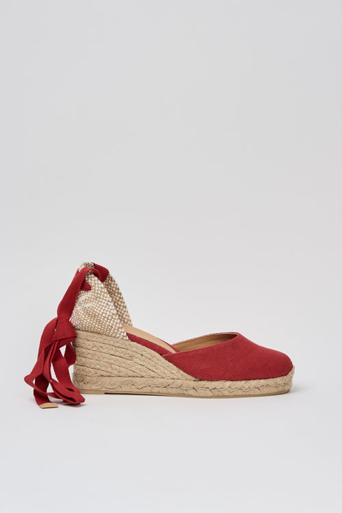 CastaÑer Zeppa Rojo/carmin Donna