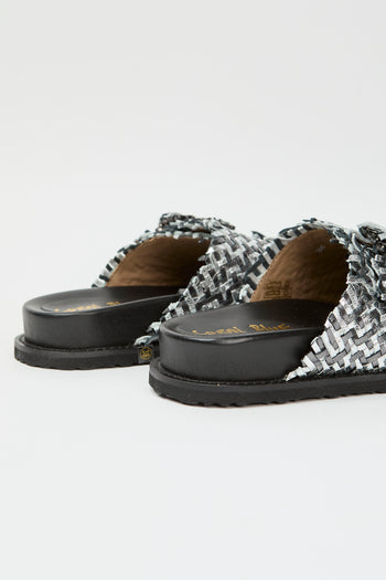 Coral Blue Ciabatta Black Donna - 4