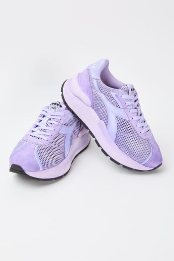 Diadora Heritage Sneaker Verde Dolce Lime/viola Dolce Donna - 5