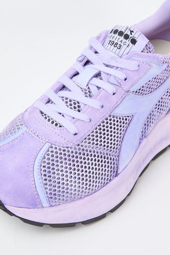 Diadora Heritage Sneaker Verde Dolce Lime/viola Dolce Donna - 6