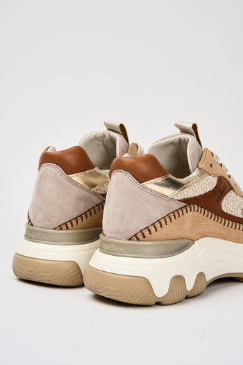 Hogan Sneaker Cuoio Scuro+grigio Donna - 5