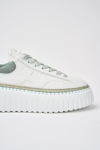 Hogan Sneaker Bianco+pistacchio Donna - 4