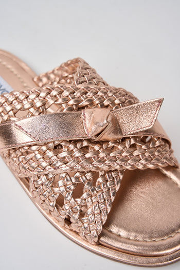 Inuovo Ciabatta Gold Donna - 4