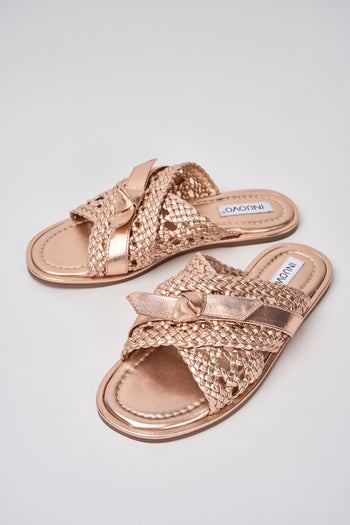 Inuovo Ciabatta Gold Donna - 5