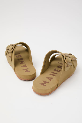 Manebi Sandalo Kaki Green Donna - 5