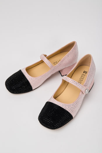 Massimo Santini Mary Jane Rosa+nero Donna - 6