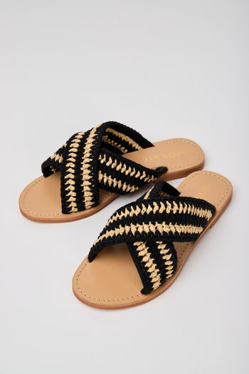 Mosaic Sandalo Nero/beige Donna - 6