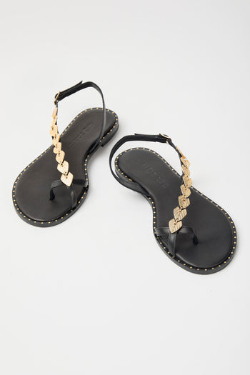 Mosaic Infradito Nero/oro Donna - 5