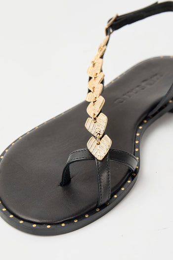 Mosaic Infradito Nero/oro Donna - 6