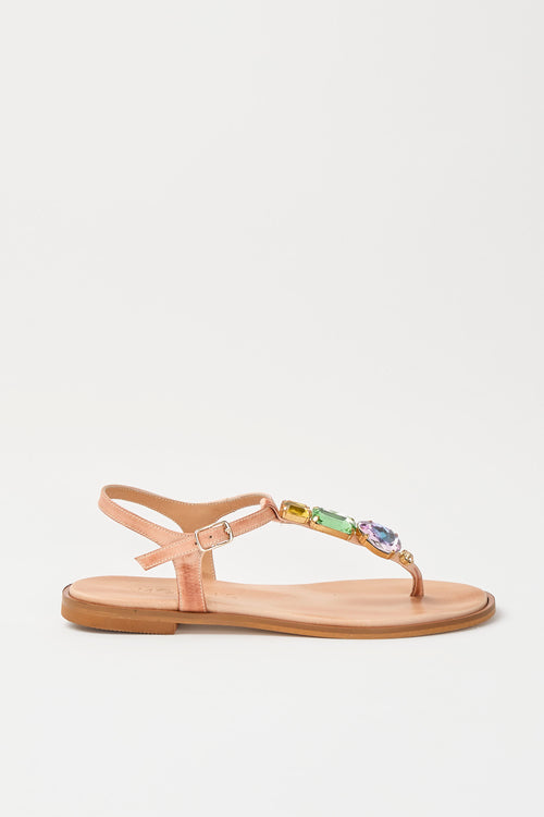 Mosaic Infradito Lilac/lime Donna