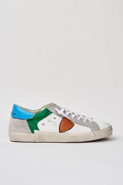 Philippe Model Sneaker Blanc Orange Uomo