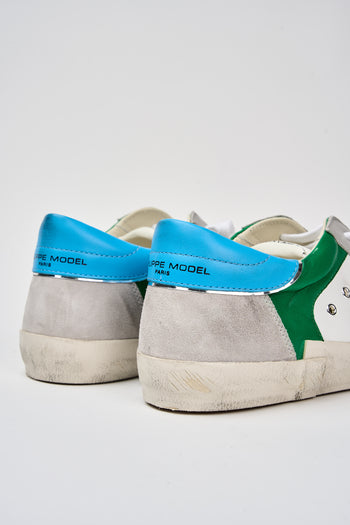 Philippe Model Sneaker Blanc Orange Uomo - 5