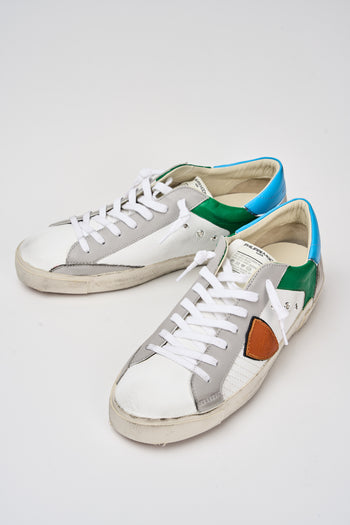 Philippe Model Sneaker Blanc Orange Uomo - 7