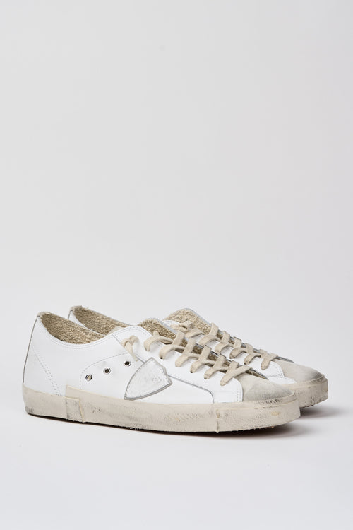 Philippe Model Sneaker Blanc Gris Uomo - 2