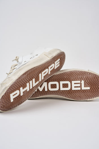 Philippe Model Sneaker Blanc Gris Uomo - 5