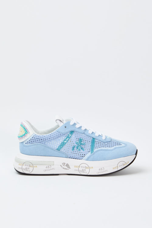 Premiata Sneaker Azzurro Donna
