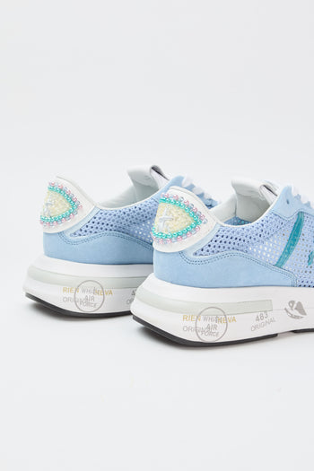 Premiata Sneaker Azzurro Donna - 4
