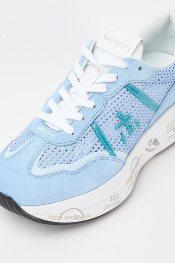 Premiata Sneaker Azzurro Donna - 6