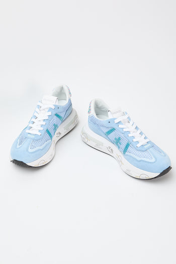 Premiata Sneaker Azzurro Donna - 7
