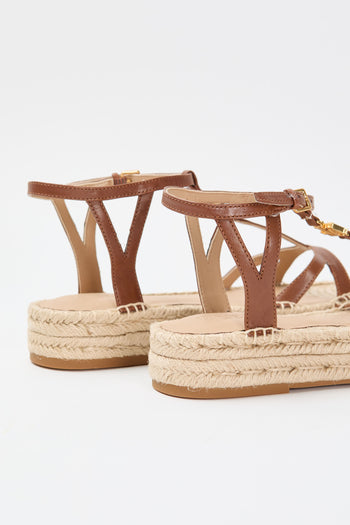 Ralph Lauren Sandalo Deep Saddle Tan Donna - 6